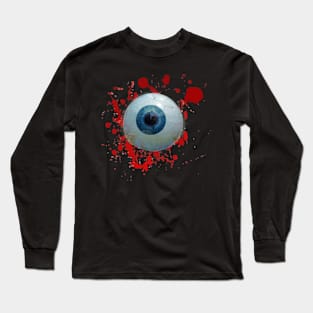 Halloween Apparel Horror Eyeball & Gore Long Sleeve T-Shirt